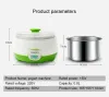 Tillverkare dmwd yoghurt maker 0,8L mini automatisk yoghurt maskin hushåll diy yoghurt verktyg natto ris vin fermenter rostfritt stål tank