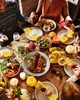 Patrón de vida de las mielas servilletas cuadradas para la fiesta de la fiesta Decoración de la boda de la fiesta