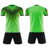 New Football Set Breathable Sweat-absorbing Sports Competition Training Suit Adult and Childrens Game Team Jersey Print Number