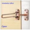 1PCS Building Home Improvement Doors Guard Restrictor Security Catch Strong Heavy Duty Safety Lock Chain Door Hardware