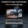 Pads RGB Gaming Laptop Cooler Adjustable Notebook radiator stand mute 3000 RPM Powerful Air Flow Cooling Pad For 1217 inch Laptop