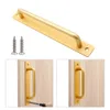 Door Handles Aluminium Alloy Sliding Door Knob Balcony Bedroom Kitchen Door Pulls For Gate Toilet Door Furniture Hardware