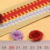 60 PCS 3D driedimensionaal gewatteerd papier Craft Quilling Handmade Strip Origami Kids Flower bekleding Supplies