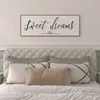 PEONIA 41" x 15" Sweet Dreams Above The Bed Wall Decor (Wood)