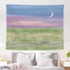 Tapestry Tapestries Hanging Pink Cloud Moon Cloth Background Canvas Oil Painting Dream Moon Bedroom Living Room Decorations Tapestry Girls R0411