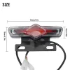 12V/36V-60V Electric Bicycle Taillight Ebike Turn Sign Light Bakre rack Lamp Lampor Natt Säkerhetsvarningslampor Ebike delar