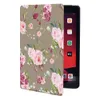 Tablette PC Cases Sacs Couverture d'impression florale pour iPad 9th 10.2 Case pour iPad 8th 7th Generation Pu Leather Tablet Case pour iPad 2 3 4 Gen 9.7 / Mini 4 5 6 240411