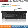Batterie batterie Kingsener AP16M4J Batteria per laptop per Acer Aspire 3 A31733 EX21551G Serie Notebook 2ICP4/78/104 7.6V 37W 4870MAH