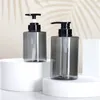 Lagringsflaskor 300/500 ml Plastpump Shampo Conditioner Body Wash Dispenser Containers Refillerbar Tom Lotion For Badrum