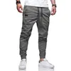 Herren Casual Sports Hosen Jogging Pants Männliche Jogger Cargo Harem Bleistifthosen Multipocket Sweatwear 240411