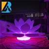 LED Lights Ground Type Big Lotus Flower Inflatable Glowing in the Dark