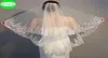 Bridal Veils Krótkie ślubne Bride Akcesoria 2021 Dwu warstwowy głos Mariage Welon Slubny cekin koronkowy Edge Velo de novia sposa W4177686