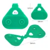 2-100 pezzi di plastica verdi Clip rotonde rotonde fissate clip in tessuto Attaccamento a rete da sole Accessori a morsetta fissa Accessori per ganci da giardino