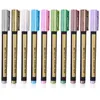 Metallic Multi-Color Marker Pens For DIY Wax Sealing Stamp Mold Highlights Student Stationery Handemade Scrapbooking Gift Card