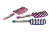 Bristle de sanglier incurvé peigne de brosse à cheveux démêler la brosse à cheveux utile portable pour les femmes raides coiffure bouclée lisse8655140
