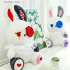 Gevulde pluche dieren 2023 Nieuw pluche speelgoed Rose Rabbit Leuk Halloween Grappige cadeau winkelcentrum Decoratie Kinderen bedwierkussenpop Girl fr l411