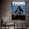 The Thing Movie Poster Horror Classic Film Art Print Canvas Målar Väggkonst Bilder för Nordic Bedroom Cinema Home Decor Gift