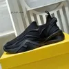 Chaussures de forte Fensinité Newst Men Flow Sneakers Femme Fennidity Runner Trainers Chaussures Designer Fashion Suede Zipper Shoes Mesh Casual Shoe 288