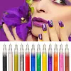 12 Color 3D Pens Set Nail Point Dotting Pen Drawing Painting Liner Brush For Halloween Christmas DIY Beauty Manicure Tools Nib