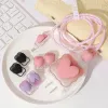 Silicone Charger Cover Cable Protector for Iphone 14 13 12 18/20W Power Adapter Case Mobile Phone Love Heart Charger Portector