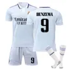 22-23 Real Madrid Home 9 Benzema Football Shirt No. 10 Modric 20 Venezius 14 Times Champions League Edition