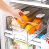 Storage Bottles Fridge Drawer Organizer Pull Stackable Bins For Refrigerator Double-Layer Organization Container Box