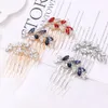 Crystal Hair Combs Hairpins Clips For Bride Femmes Girls Hair Bijoux Accessoires Bling Rignestone Heading Hair Styling Bijoux