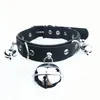 Chokers Gothic Black Spiked Punk Choker Kragen Spikes Nieten Nieten besetzt Chocker Halskette für Frauen Männer Bondage Cosplay Goth Je Dhgarden Dhqz9