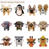 Souries d'animaux Rack Cute 3Danimal Wood Carvings Sunglass Display Rack Shelf Eyeglass Show Stand Bijoux Habet Decor