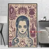 Vintage Movie Wednesday Addams Posters Family Tv Show Horror Film Canvas Painting Print Wall Art For Home Room Decor Aesthetics