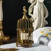 Candle Holders Metal Vintage Candlestick Aesthetic Centerpiece Dining Birthday Lantern Stand Apartamento Candelabro Home Decoration