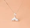 Pendant Necklaces Design Animal Fashion Women Necklace Whale Tail Fish Nautical Charm Mermaid Elegant Jewelry Girls Collares3095730