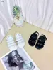 Fashion Kids Sandals Summer Toddler Products Baby Chaussures Taille 21-28 COMPORT DE LETTRE BOX IMPRESSION IMPRESSIONNE