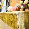 Decoração de festa 35 120cm Metallic Fringe Fringe Shiny Gold Silver Cretins Decor de casamento de parede PONTRA