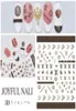 Kız klasik geometrik desenler tırnak sanatı manikür sakız moda etiketleri lüks aksesuarlar şerit zarif yüksek lüks kına çıkartmaları STI6100349