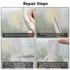 2023 Window Screen Repair Tape Door Window Fix Self-adhesive Net Waterproof Patch Anti-Insect Mosquito Mesh Broken Holes Repair