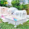 8.2/10/13ft uppblåsbar PVC Bubble House Family Wedding Party Bubble Clear Balloons Room Dome House for Outdoor Fun