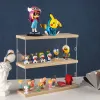 Acryl opbergdoos display doos open deur transparant stofdichte dennenbekleding kast poppen stapelbare display doos organisator rekken rekken