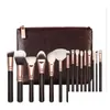 Brosses de maquillage marque Brush de haute qualité 15pcs / ensemble avec sac PU Professionnel pour fondation en poudre B Drop Drop Livrot