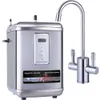 Ready Hot Instant Hot Water Dispenser System with Digital Display and Dual Lever Faucet in Polished Chrome - 2.5 Quarts Capacity