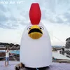 Popular 8mH (26ft) with blower Inflatable Animal Air Blown Chicken Head For Outdoor Park Lawn Decoration Restaurant Exhibition