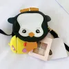 Animal Penguin form axelväska barn flickor crossbody väska söt koppling läder små handväskor väskor liten messenger väska