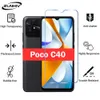 ZLNHIV Temperowane szkło dla Xiaomi POCO X4 X3 F4 F3 F2 M2 M4 M4 PRO 5G GT NFC C40 C31 M5S X2 Protection Film ochronny