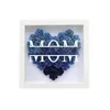 Decorative Flowers Mom Flower Shadow Box Preserved Rose Picture Frame Mother'S Day Birthday Gifts For Wife From Daughter Son Husband