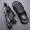 Tênis Sandals 2024 Menas da moda Casual Summer Genuine Leather Color Solid Color Beach Fi 44