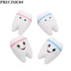 1st Tooth-Figure Squeeze Toy Dental Clinic Dentistry Promotional Artikel tandläkare Gift Soft Pu Foam Model Form Dental Gift Dentist