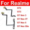 For Realme GT 2 3 5 GT Neo 3 3T 5 5Se Power Volume Flex Cable On OFF Power Volume Buttons Flex Ribbon