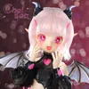 Nouveau design Chelsea BJD 1/4 39.3 cm Anime Girl Bat Wing Design Imp Cosplay Résine Art Cadeaux Joint Doll