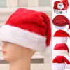 Children Caps Kids Santa Claus Christmas Clothes Accessories Baby Deer Fixed Hat with Bulb Adult Red White Party Hats