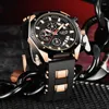 Relógios de luxo de moda LigE de Wrist Lige Men's Watch Silicone Strap à prova d'água Cronografia Cronograph Militar Auto Data do relógio